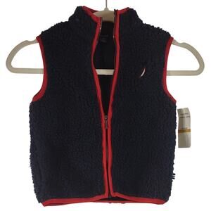 Nautica Fuzzy Fleece Vest, NWT, Size 3T